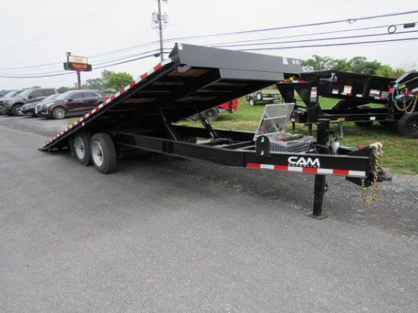 CAM Superline 8 x 22 Deckover Equipment Tilt Trailer – 8K Axles