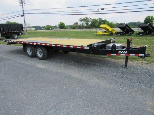 CAM Superline 8 x 22 Deckover Equipment Trailer – Power Tilt