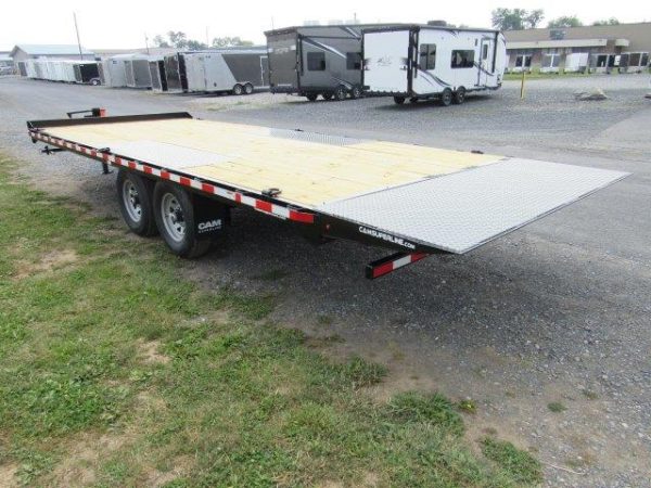 CAM Superline 8 x 22 Deckover Equipment Trailer – Power Tilt - Image 9