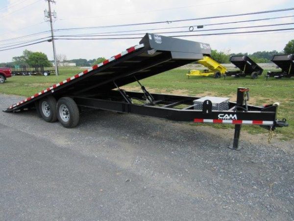 CAM Superline 8 x 22 Deckover Equipment Trailer – Power Tilt - Image 5