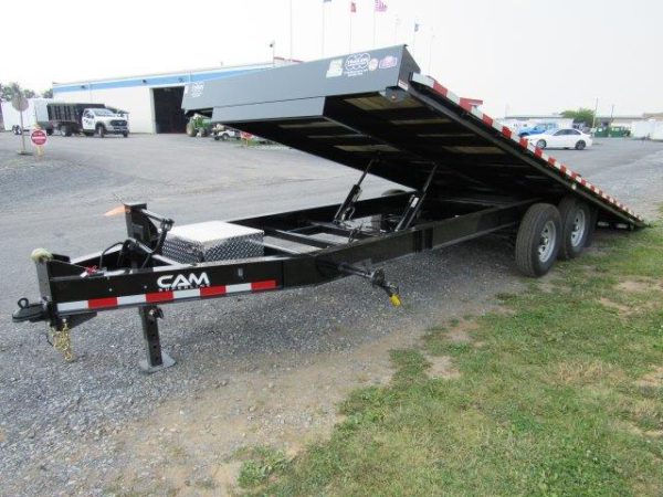 CAM Superline 8 x 22 Deckover Equipment Trailer – Power Tilt - Image 7