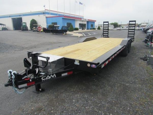 CAM Superline 8 x 22 Full Width Equipment Trailer – Ladder Ramps - Image 4