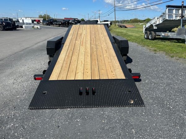 CAM Superline 7 x 24 Split Tilt Equipment Trailer – Hydraulic Jack - Image 3