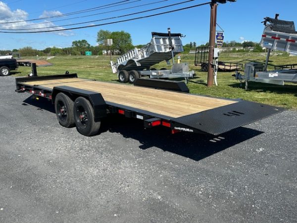 CAM Superline 7 x 24 Split Tilt Equipment Trailer – Hydraulic Jack - Image 9
