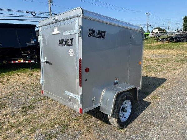 Car Mate 4 x 6 Enclosed Cargo Trailer – Single Rear Door - Image 5