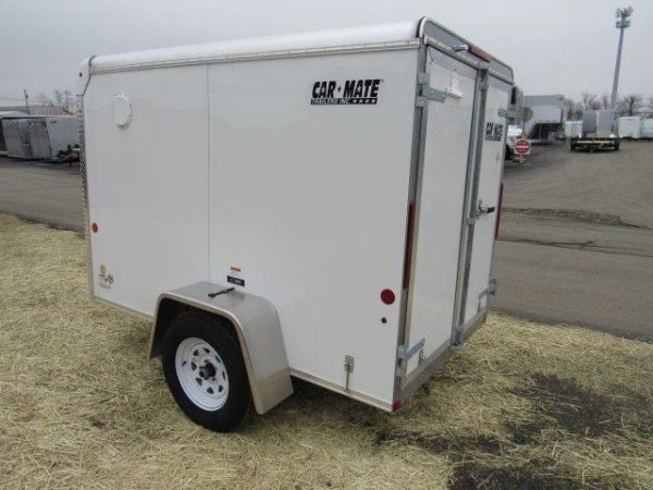 Car Mate 5 x 8 Enclosed Cargo Trailer – Barn Doors - Image 5