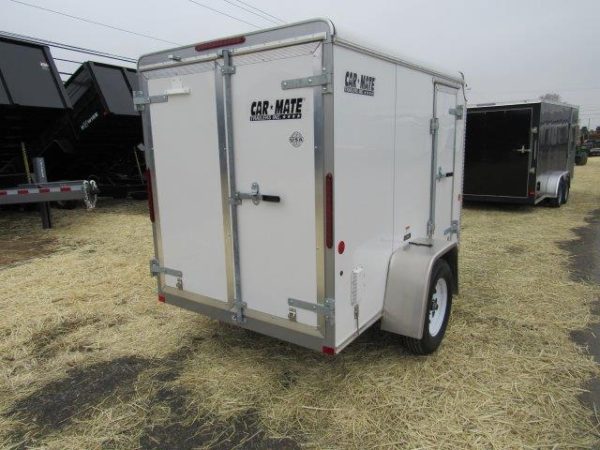 Car Mate 5 x 8 Enclosed Cargo Trailer – Barn Doors - Image 7