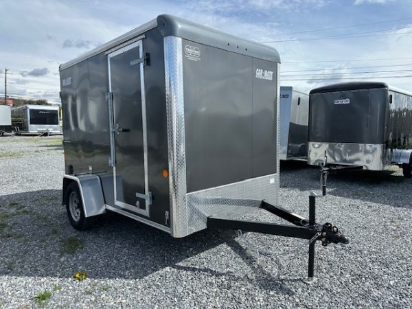 Car Mate 6 x 10 Enclosed Cargo Trailer – Ramp Door