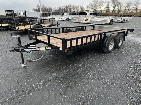 Car Mate 6 x 14 Utility Trailer – Removable Side Ramps - Image 7