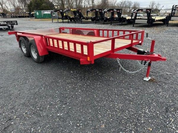 Car Mate 6 x 14 Utility Trailer – Removable Side Ramps - Image 4