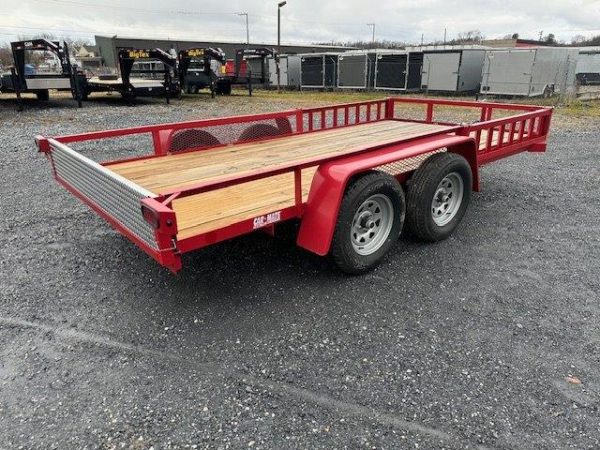 Car Mate 6 x 14 Utility Trailer – Removable Side Ramps - Image 5