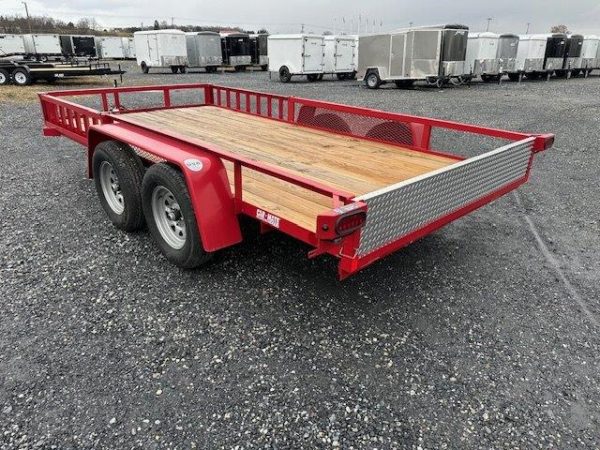 Car Mate 6 x 14 Utility Trailer – Removable Side Ramps - Image 6