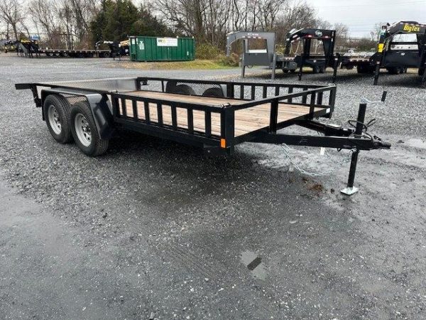 Car Mate 6 x 14 Utility Trailer – Removable Side Ramps - Image 9