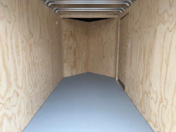 Car Mate 6 x 12 V-Nose Enclosed Cargo Trailer – Ramp Door - Image 6