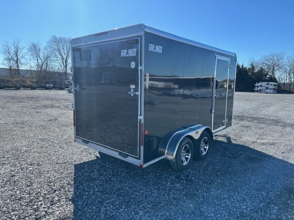 Car Mate 7 x 14 Enclosed Cargo Trailer – Aluminum Wheels - Image 5