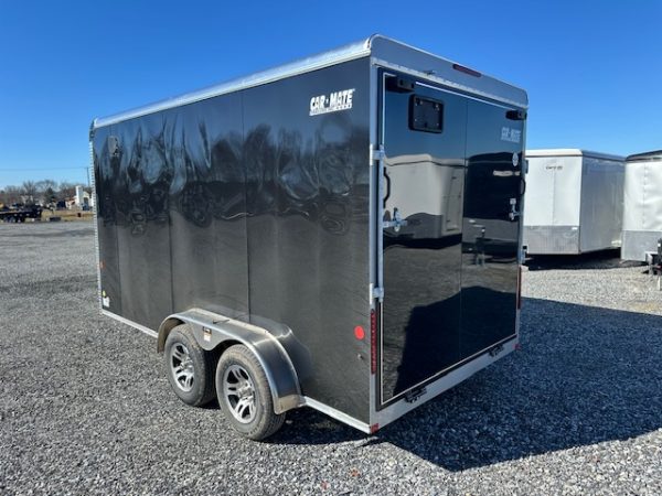 Car Mate 7 x 14 Enclosed Cargo Trailer – Aluminum Wheels - Image 7