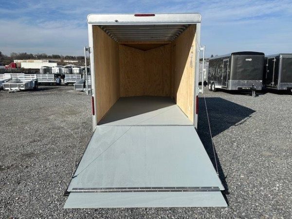 Car Mate 7 x 16 V-Nose Enclosed Cargo Trailer – Avalanche - Image 3