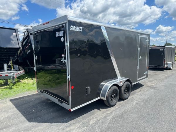 Car Mate 7 x 16 V-Nose Enclosed Cargo Trailer – Two Tone Exterior - Image 7