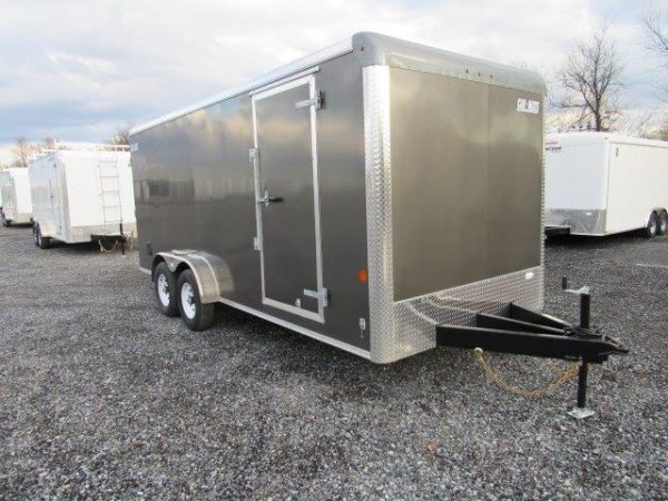 Car Mate 7 x 18 Enclosed Cargo Trailer – 6K Torsion Axles