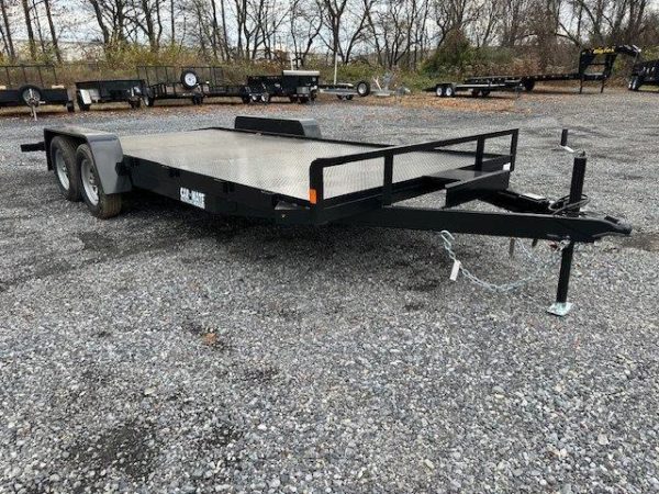 Car Mate 7 x 18 Open Car Trailer – Full Steel Deck