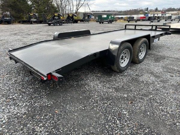 Car Mate 7 x 18 Open Car Trailer – Full Steel Deck - Image 5