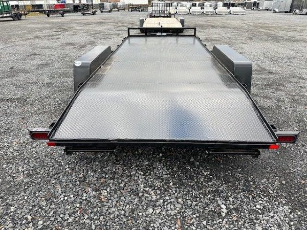 Car Mate 7 x 18 Open Car Trailer – Full Steel Deck - Image 3