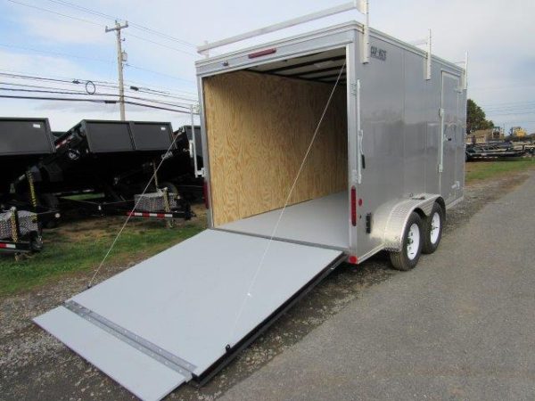 Car Mate 7 x 14 Enclosed Contractor Trailer – 6″ Added Height - Image 8