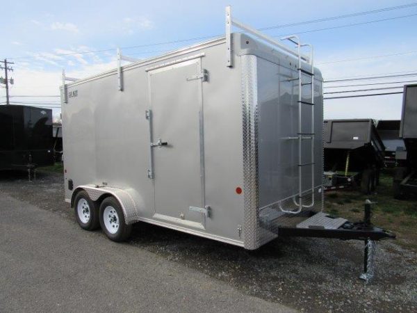 Car Mate 7 x 14 Enclosed Contractor Trailer – 6″ Added Height