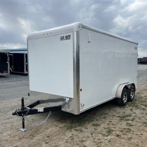 Car Mate 7 x 16 Enclosed Cargo Trailer – 12″ Added Height