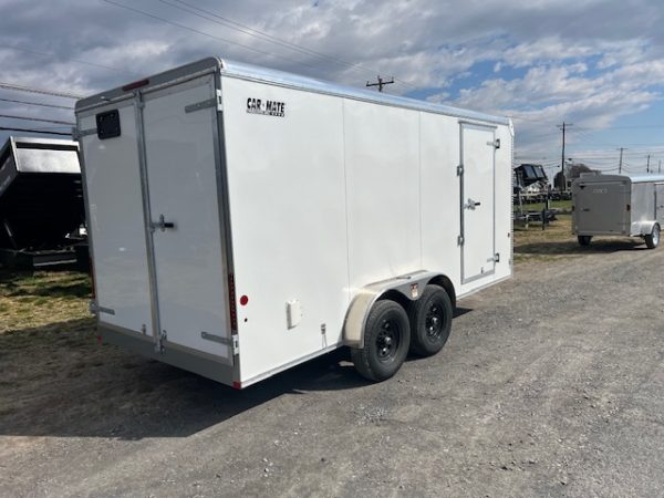 Car Mate 7 x 16 Enclosed Cargo Trailer – Extended Tongue - Image 5