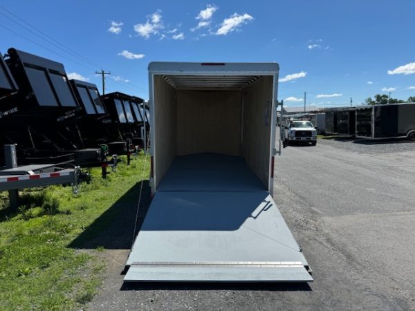 Car Mate 7 x 14 V-Nose Enclosed Cargo Trailer – 12” Added Height - Image 3
