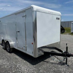 Car Mate 7 x 16 Enclosed Cargo Trailer – Barn Doors