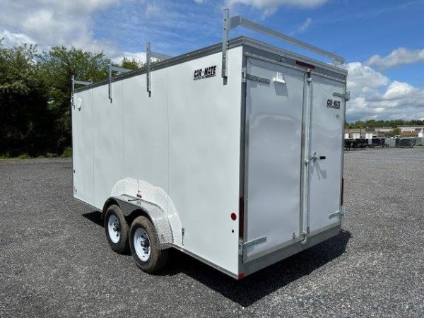 Car Mate 7 x 16 Enclosed Contractor Trailer – 6K Torsion Axles - Image 5