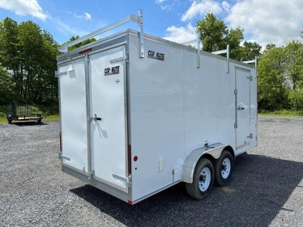 Car Mate 7 x 16 Enclosed Contractor Trailer – 6K Torsion Axles - Image 7