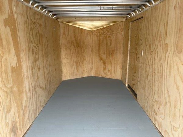 Car Mate 7 x 16 Enclosed Cargo Trailer – Slant V-Nose - Image 6