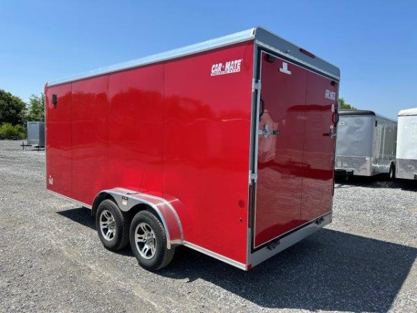 Car Mate 7 x 16 Enclosed Cargo Trailer – Torsion Axles - Image 5