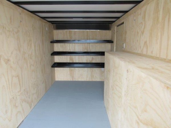 Car Mate 7 x 18 Enclosed Contractor Cargo Trailer – Tool Boxes - Image 6