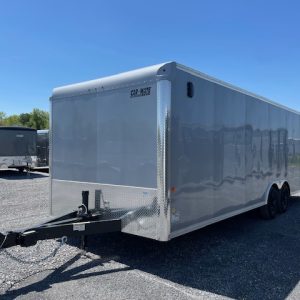 Car Mate 8.5 x 24 Enclosed Car Trailer – Aluminum Wheels