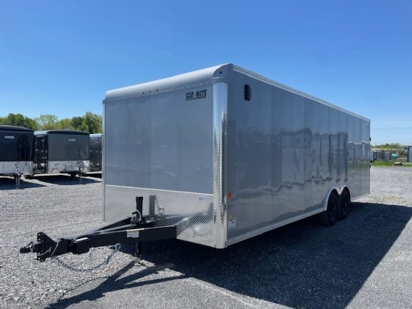 Car Mate 8.5 x 24 Enclosed Car Trailer – Aluminum Wheels