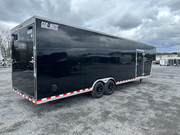 Car Mate 8.5 x 38 Enclosed Gooseneck Trailer – Aluminum Wheels - Image 5
