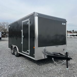 Car Mate 8.5 x 16 Enclosed Cargo Trailer – Aluminum Wheels