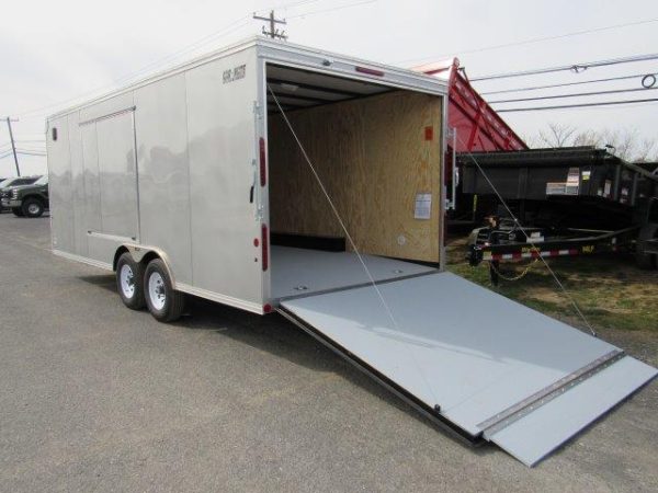 Car Mate 8.5 x 20 Enclosed Car Hauler- Awning Get Out Door - Image 9