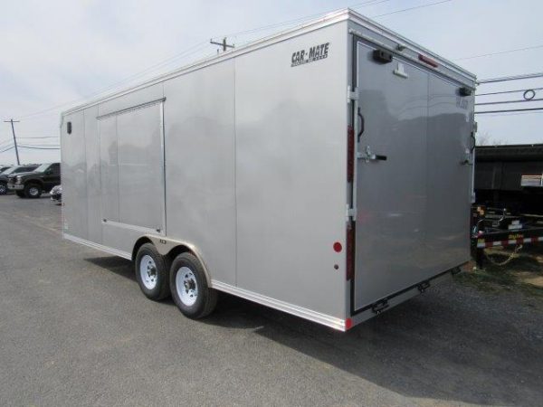 Car Mate 8.5 x 20 Enclosed Car Hauler- Awning Get Out Door - Image 5