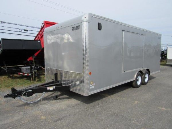 Car Mate 8.5 x 20 Enclosed Car Hauler- Awning Get Out Door - Image 4