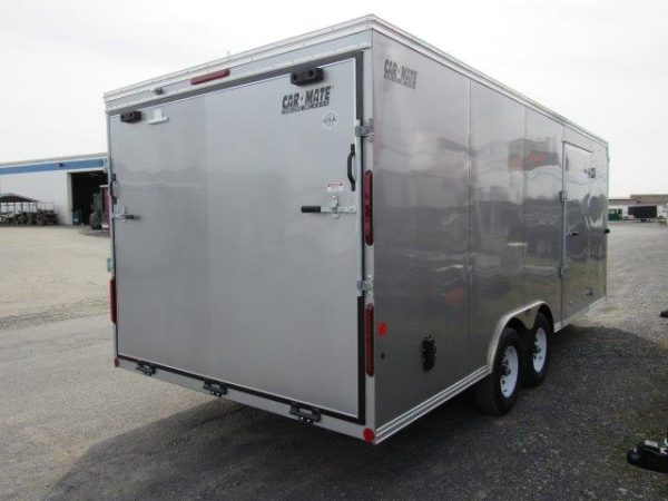 Car Mate 8.5 x 20 Enclosed Car Hauler- Awning Get Out Door - Image 7