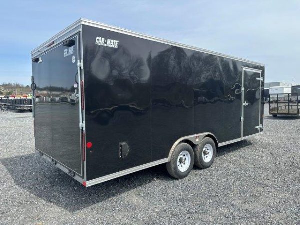 Car Mate 8.5 x 20 V-Nose Enclosed Car Hauler – Get Out Door - Image 5