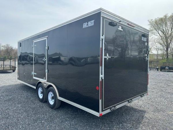 Car Mate 8.5 x 20 V-Nose Enclosed Car Hauler – Get Out Door - Image 7