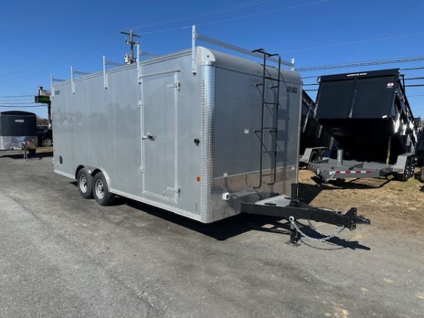 Car Mate 8.5 x 20 Enclosed Cargo Trailer – Contractor Barn Doors