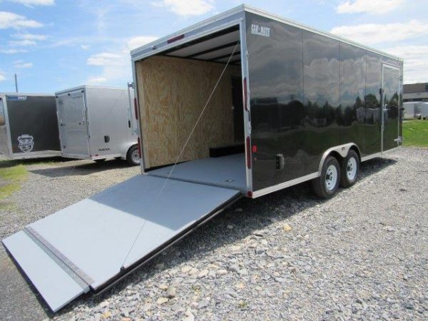 Car Mate 8.5 x 20 V-Nose Enclosed Car Hauler – Awning Get Out Door - Image 8