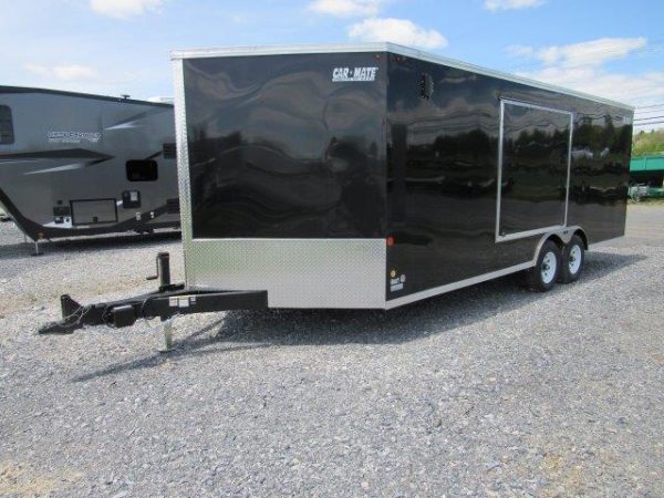 Car Mate 8.5 x 20 V-Nose Enclosed Car Hauler – Awning Get Out Door - Image 4